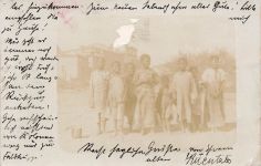 DSWA Deutsch-Südwest-Afrika Foto-AK einheimische Kinder gel. WINDHUK 1906
