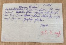 Kriegsgefangenenpost Russland / UdSSR Rotes Kreuz 3.7. 1947 Lager Nr. 7232/A
