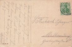 AK Berlin Brandenburger Tor Reichsgebäude Berlin gelaufen Postkarte
