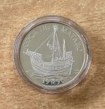 5 ECU 1996 Kastalianische Kogge Spanien PP Silber mit Zertifikat