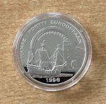 20 ECU 1996 Hanse Kogge Finnland PP Silber mit Zertifikat