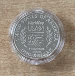 1 Dollar 1994 Usa Zweikampf ￼Fußball PP Silber mit Zertifikat
