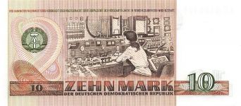 DDR Banknote, 10 Mark 1971 Clara Zetkin 359c KASSENFRISCH / UNC