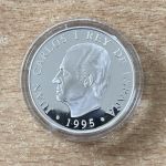 2000 Pesatas 1995 Spanien Auerhahn Silber PP Zertifikat Tierwelt