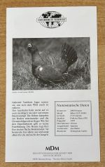 2000 Pesatas 1995 Spanien Auerhahn Silber PP Zertifikat Tierwelt