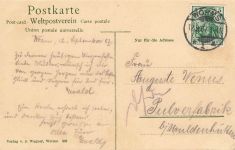 AK Worms Brückenkopf Rheinland-Pfalz 1907 gelaufen Postkarte
