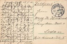 AK Darmstadt Städtisches Schwimmbad Hessen 1916 gelaufen Postkarte
