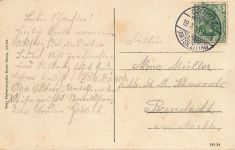 AK Reutnitz Gasthof grüne Aue Schlesien 1916 gelaufen Postkarte