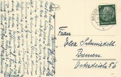 AK Braunlage Hütteberg Stadtansicht Niedersachsen Oberharz 1938 Postkarte