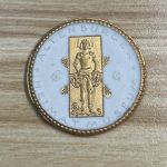 DDR Porzellan Medaille Meißen Altenburger Heimatmuseum
