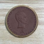 DDR Porzellan Medaille Meißen Altenburger Heimatmuseum