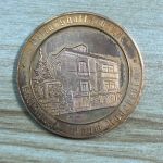 DDR 4 Medaillen Karl May aus Kupfer