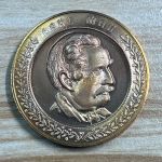 DDR 4 Medaillen Karl May aus Kupfer