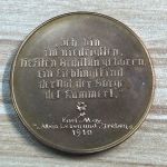 DDR 4 Medaillen Karl May aus Kupfer