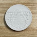 DDR Porzellan Medaille Potsdam 1987 EHPRG XXV. Annual Meeting