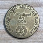 DDR Medaille 1979 Zentrale Münzausstellung Leipzig Kulturbund Helmut König