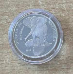 Guinea 10000 Pesos 1993 Elegant Silber PP mit Zertifikat Tierwelt