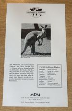 Cook Inseln 50 Dollar 1991 Känguru Silber PP mit Zertifikat Tierwelt