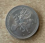 Medaille Deutschland 1 Deutsche Mark 1990 Vergoldet European Currencies
