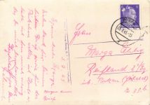 AK Posen Reichsgautheater Grosses Haus Posen 1943 gelaufen Postkarte