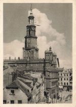 AK Posen Rathaus Posen 1942 gelaufen Postkarte