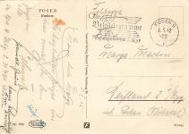 AK Posen Rathaus Posen 1942 gelaufen Postkarte