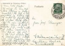 AK Marienburg Zamek w Malborku Marienburg Westpreussen 1935 gelaufen Postkarte