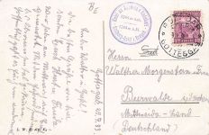 AK Keilberg Hotel Erzgebirge Böhmen 1933 gelaufen Postkarte