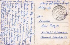 AK Bad Flinsberg Villen Kurstraße Isergebirge Schlesien 1942 gelaufen Postkarte