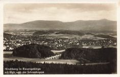 AK Hirschberg Stadtansicht Riesengebirge Schlesien 1939 gelaufen Postkarte
