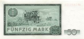 DDR Banknote 50 Mark 1964 Friedrich Engels Ro:357 fast Kassenfrisch