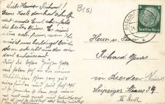 AK Gablonz Jablonec nad Nisou Stadtbild Böhmen 1939 gelaufen Postkarte