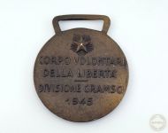Partisanenmedaille der italienischen Widerstandsbewegung 1945 Divisione Gramsci