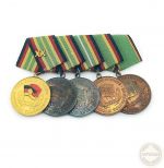 DDR NVA Treue Dienste Nachlass Ehrengeschenk Urkunden Medaillen Oberstleutnant