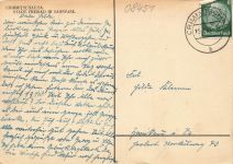 AK Crimmitschau Freibad Sahnpark Sachsen 1941 gelaufen Postkarte