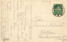 AK Penig Konzert- Balletablissement Elysium Sachsen 1925 gelaufen Postkarte