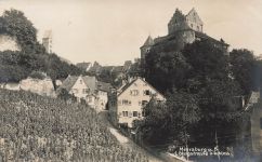 AK Merseburg Steigstrasse Schloss Baden-Württemberg ungelaufen Postkarte