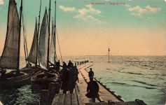 AK Norderney Segelbuhne Niedersachsen 1911 gelaufen Postkarte