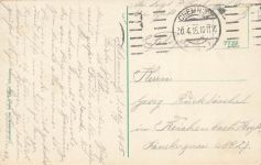 AK Chemnitz Rathaus Beckerdenkmal Dresdner Bank Sachsen 1915 gelaufen Postkarte