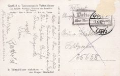 AK Treuen Gasthof Veitenhäuser Innenansicht Sachsen 1942 gelaufen Postkarte