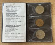 Sammelmappe Verkehrswesen der DDR 2 x 5 Mark 1988