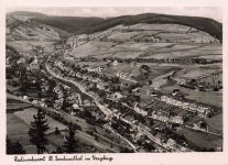 AK St. Joachimsthal Stadtansicht Böhmen Erzgebirge 1939 gelaufen Postkarte