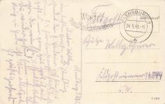 Teilansicht mit Kirche Flensburg Schleswig-Holstein Postkarte AK 1940
