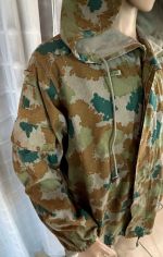 DDR NVA Feldjacke Tarnjacke Blumentarn Flecktarn Flächentarn Gr 2 1962