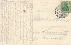 AK Frankfurt Oder Wilhelmsplatz Denkmal Brandenburg 1915 gelaufen Postkarte