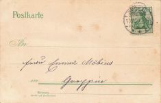 AK Dessau Erbprinzen-Palais Sachsen-Anhalt 1906 gelaufen Postkarte