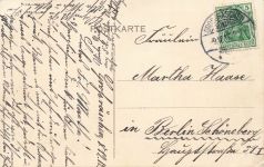 AK Groß-Räschen Hauptstraße Brandenburg 1912 gelaufen Lunakarte Postkarte