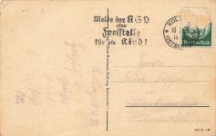 AK Kolberg Rosengarten Menschen Pommern 1935 gelaufen Postkarte