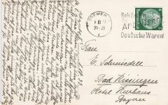 AK Hahnenklee Harz im Winter Niedersachsen 1933 gelaufen Postkarte