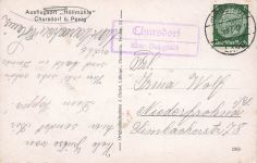 AK Chursdorf bei Penig Hollmühle Sachsen 1937 gelaufen Postkarte